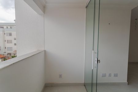 Varanda da Sala de apartamento à venda com 3 quartos, 77m² em Sagrada Família, Belo Horizonte