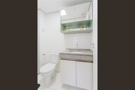 Banheiro da Suíte de apartamento à venda com 1 quarto, 26m² em Pinheiros, São Paulo