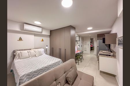 Studio à venda com 33m², 1 quarto e sem vaga