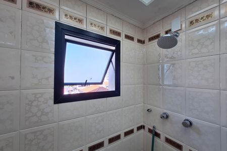 Banheiro da Suíte  de apartamento para alugar com 4 quartos, 154m² em Jardim Bela Vista, Santo André