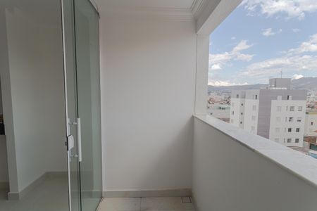 Varanda da Sala de apartamento à venda com 3 quartos, 77m² em Sagrada Família, Belo Horizonte