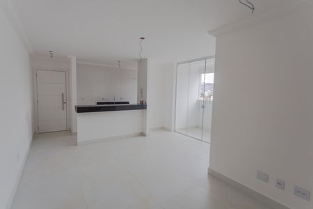 Sala de apartamento à venda com 3 quartos, 77m² em Sagrada Família, Belo Horizonte