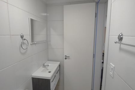 Banheiro de kitnet/studio para alugar com 1 quarto, 20m² em Centro, São Caetano do Sul