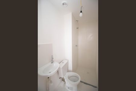 Banheiro de kitnet/studio à venda com 1 quarto, 17m² em Chácara Inglesa, São Paulo