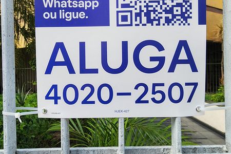Apartamento para alugar com 77m², 2 quartos e 1 vaga Apartamento para alugar com 77m², 2 quartos e 1 vagaPlaca