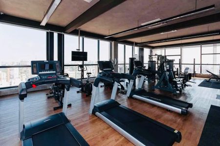 Studio para alugar com 25m², 1 quarto e sem vaga Studio para alugar com 25m², 1 quarto e sem vagaAcademia