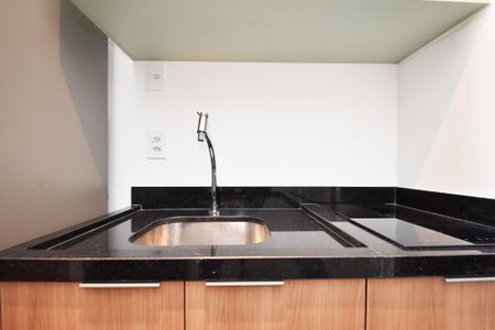 cozinha de kitnet/studio para alugar com 1 quarto, 25m² em Jardim Paulista, São Paulo