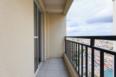 Varanda da Sala de apartamento para alugar com 2 quartos, 43m² em Jardim Tres Irmaos, Taboão da Serra