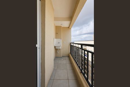Varanda da Sala de apartamento para alugar com 2 quartos, 43m² em Jardim Tres Irmaos, Taboão da Serra