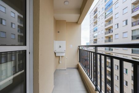 Varanda da Sala de apartamento para alugar com 2 quartos, 43m² em Jardim Tres Irmaos, Taboão da Serra