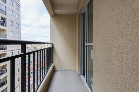 Varanda da Sala de apartamento para alugar com 2 quartos, 43m² em Jardim Tres Irmaos, Taboão da Serra