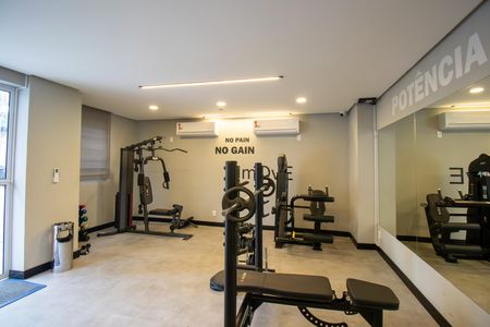 Apartamento para alugar com 38m², 2 quartos e sem vaga Apartamento para alugar com 38m², 2 quartos e sem vagaÁrea comum - Academia