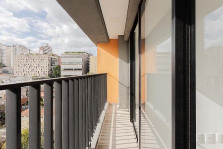 Varanda de apartamento para alugar com 1 quarto, 28m² em Vila Madalena, São Paulo