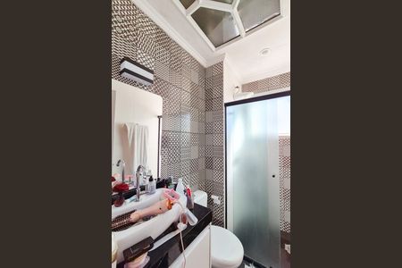 Banheiro da Suíte de apartamento à venda com 3 quartos, 78m² em Planalto, São Bernardo do Campo