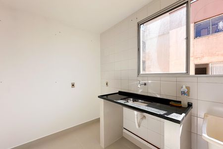 Cozinha de apartamento para alugar com 2 quartos, 45m² em Demarchi, São Bernardo do Campo