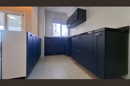 Cozinha de apartamento para alugar com 3 quartos, 123m² em Vila Assunção, Santo André