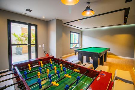 Apartamento para alugar com 28m², 1 quarto e sem vaga Apartamento para alugar com 28m², 1 quarto e sem vagaÁrea comum - Salão de jogos