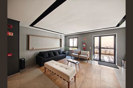 Apartamento para alugar com 28m², 1 quarto e sem vaga Apartamento para alugar com 28m², 1 quarto e sem vagaHall social