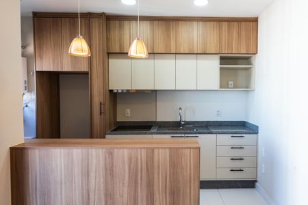 Cozinha de apartamento para alugar com 2 quartos, 55m² em Taquaral, Campinas