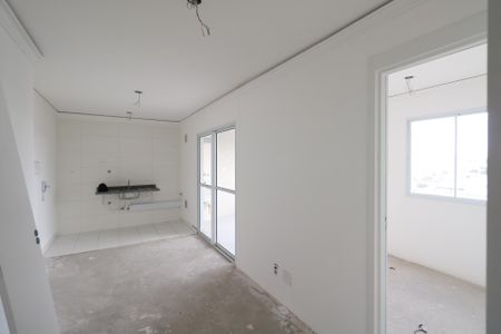 Sala e Cozinha de apartamento à venda com 2 quartos, 44m² em Conceição, Diadema