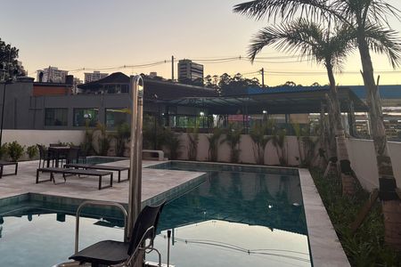 Área comum - Piscina de apartamento à venda com 1 quarto, 26m² em Morumbi, São Paulo