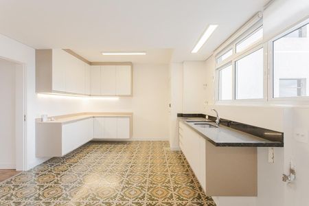 Cozinha de apartamento para alugar com 3 quartos, 180m² em Cerqueira César, São Paulo