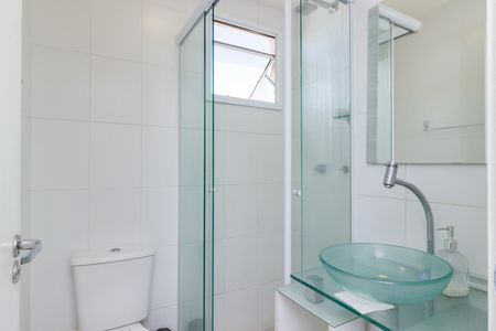 Banheiro de apartamento à venda com 2 quartos, 47m² em Vila Barreto, São Paulo