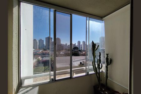 Varanda da Sala de apartamento à venda com 2 quartos, 63m² em Vila Gumercindo, São Paulo
