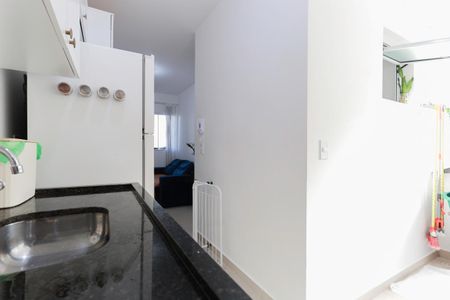 Cozinha de apartamento para alugar com 2 quartos, 45m² em Vila Vitorio Mazzei, São Paulo
