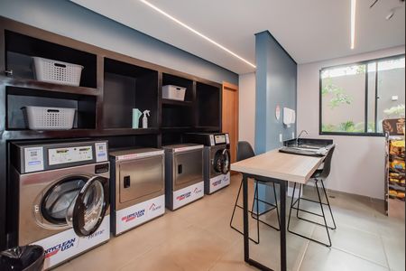 Apartamento para alugar com 34m², 2 quartos e sem vaga Apartamento para alugar com 34m², 2 quartos e sem vagaÁrea comum - Lavanderia