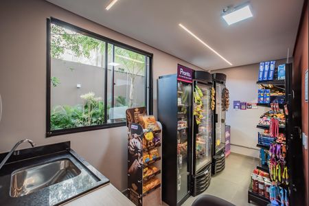 Apartamento para alugar com 34m², 2 quartos e sem vaga Apartamento para alugar com 34m², 2 quartos e sem vagaÁrea comum - Mini mercado