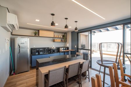 Apartamento para alugar com 34m², 2 quartos e sem vaga Apartamento para alugar com 34m², 2 quartos e sem vagaÁrea comum - Espaço gourmet