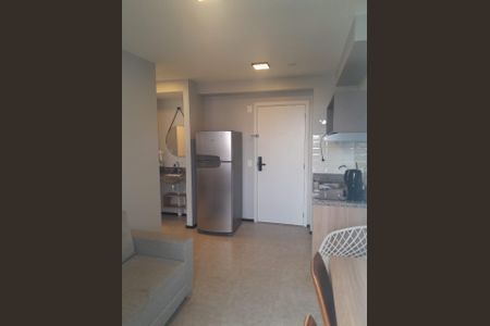 Cozinha de apartamento à venda com 1 quarto, 28m² em Barra Funda, São Paulo