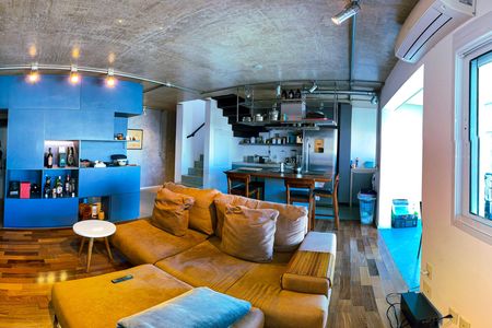 Sala de apartamento para alugar com 1 quarto, 72m² em Jardim Leonor, São Paulo