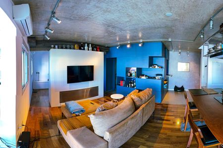 Apartamento para alugar com 72m², 1 quarto e 2 vagasSala