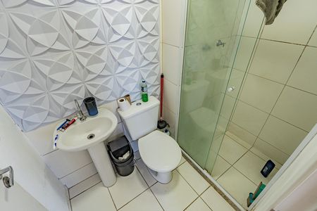 Banheiro de apartamento à venda com 2 quartos, 37m² em Jardim Imperador (zona Sul), São Paulo