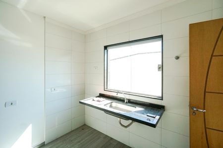 Cozinha de kitnet/studio para alugar com 1 quarto, 27m² em Vila Sao Geraldo, São Paulo