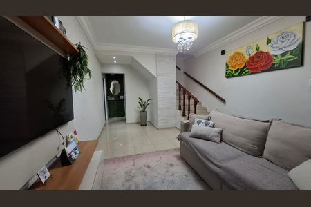 Sala de casa à venda com 3 quartos, 151m² em Jardim Cambui, Santo André