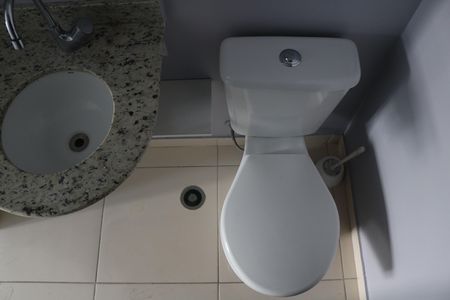 Banheiro de kitnet/studio à venda com 1 quarto, 40m² em Pacaembu, São Paulo