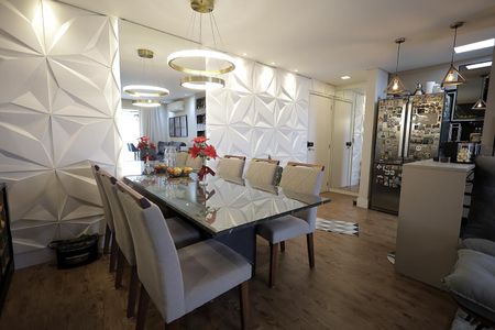 Sala de apartamento para alugar com 3 quartos, 83m² em Vila Valparaíso, Santo André