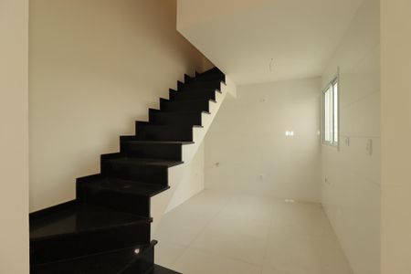 Cozinha de apartamento à venda com 2 quartos, 82m² em Vila Curuçá, Santo André