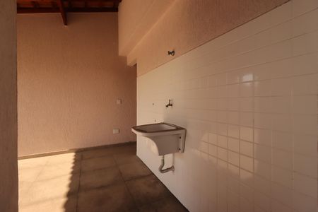 Área de Serviço de apartamento à venda com 2 quartos, 82m² em Vila Curuçá, Santo André