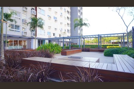 Área comum lareira  de apartamento à venda com 2 quartos, 60m² em Jardim do Salso, Porto Alegre