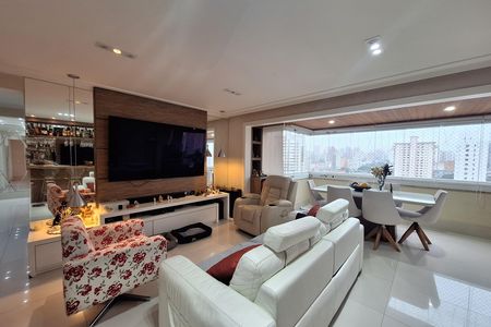 Sala  de apartamento à venda com 4 quartos, 127m² em Centro, Santo André