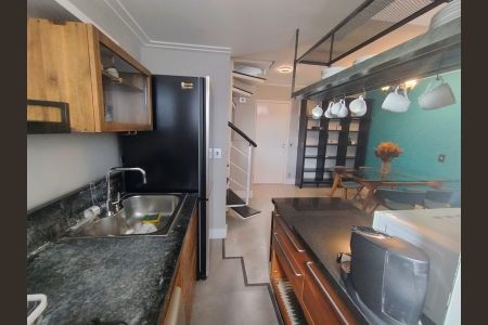 Cozinha de kitnet/studio para alugar com 1 quarto, 55m² em A Industrial, Barueri