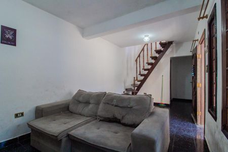 Sala de casa para alugar com 2 quartos, 57m² em Vila Magini, Mauá