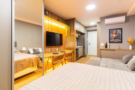 Apartamento para alugar com 28m², 1 quarto e sem vaga Apartamento para alugar com 28m², 1 quarto e sem vagaSala / Quarto