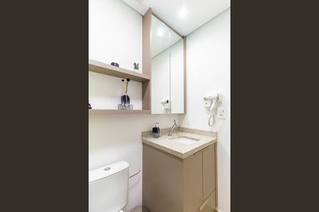 Banheiro de apartamento para alugar com 1 quarto, 28m² em Paraíso, São Paulo