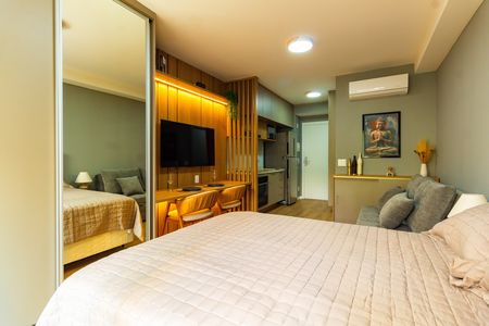 Apartamento para alugar com 28m², 1 quarto e sem vaga Apartamento para alugar com 28m², 1 quarto e sem vagaSala / Quarto