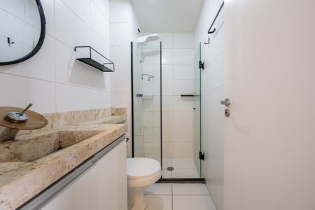 Banheiro de kitnet/studio à venda com 2 quartos, 36m² em Vila Paulista, São Paulo